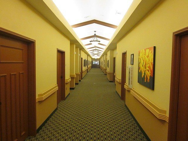 Hallway lighting - Electrical contractors for Healthcare &amp; Assisted Living Facilities