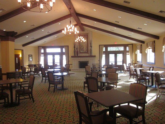 Dining area - Electrical contractors for Healthcare &amp; Assisted Living Facilities