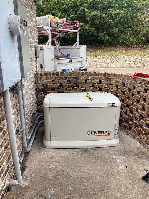 Generac backup generator installation