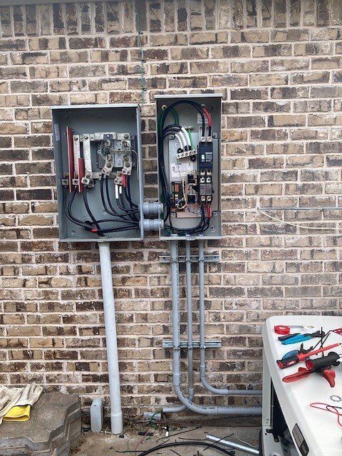 Backup generator installation