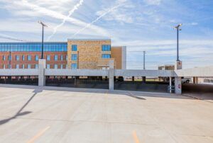 Garage Facing Building W